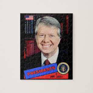 Jimmy Carter Baseball Card Puzzle
