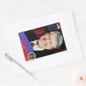Jimmy Carter Baseball Card Rechteckiger Aufkleber (Umschlag)