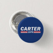 Jimmy Carter, Carter 1976 Button (Vorne & Hinten)