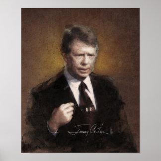 Jimmy Carter | Der amerikanische Präsident Art Pai Poster
