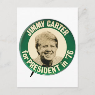 Jimmy Carter für den Präsidenten 1976 Postkarte