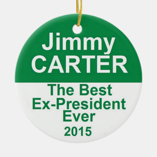 JIMMY CARTER KERAMIK ORNAMENT (Vorne)