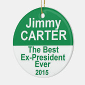 JIMMY CARTER KERAMIK ORNAMENT (Links)