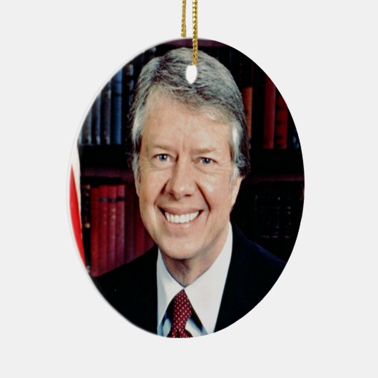 Jimmy Carter Keramik Ornament (Rechts)