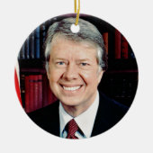 Jimmy Carter Keramik Ornament (Vorne)