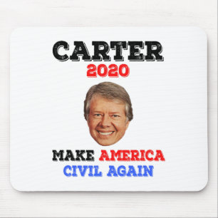 Jimmy Carter Mach Amerika wieder zivil Demokrat Gi Mousepad