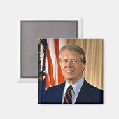 Jimmy Carter Magnet (Vorderseite/Rückseite)