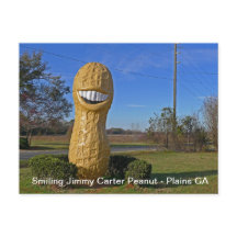 Jimmy Carter Peanut lächelnd - Plains Georgia