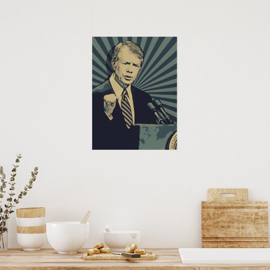 Jimmy Carter Poster (Küche)