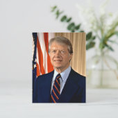Jimmy Carter Postkarte (Stehend Vorderseite)