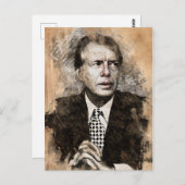 Jimmy Carter Postkarte (Vorne/Hinten)