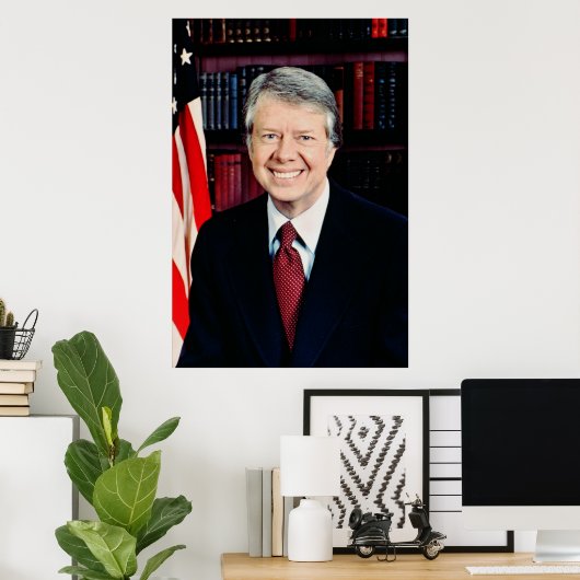 Jimmy Carter Präsident Poster (Heimbüro)
