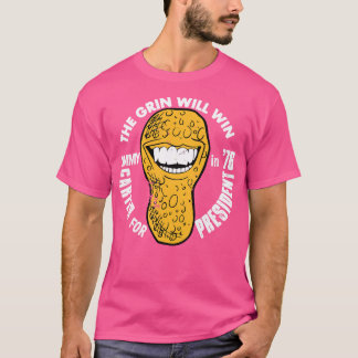 JIMMY CARTER Vintage-Präsidentenlächeln-Kampagne T-Shirt