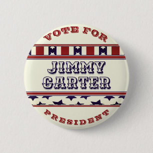 Jimmy Cater für Präsident BVintage Look Button