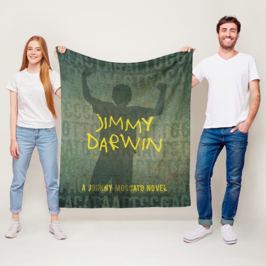 Jimmy Darwin Buchcover Fleecedecke (Beispiel)