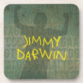 Jimmy Darwin Buchcover Getränkeuntersetzer (Vorderseite)