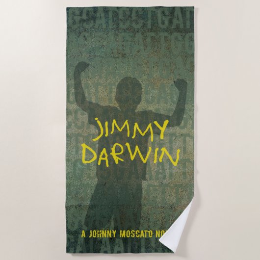 Jimmy Darwin Buchcover Strandtuch (Vorderseite)