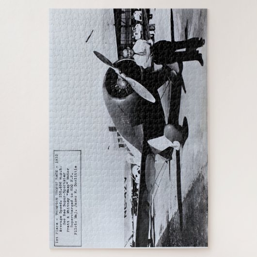Jimmy Doolittle und die Gee Bee R-1 Puzzle (Vertikal)