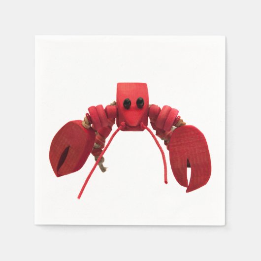 Jimmy Halfa Lobster Serviette (Vorderseite)