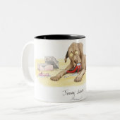 "Jimmy kaut" Becher Zweifarbige Tasse (Vorderseite Links)