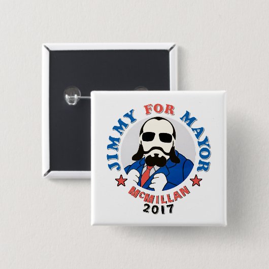 Jimmy McMillan 2017 Button (Vorne & Hinten)