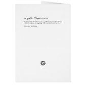 "Jimmy" Note Card - Gatti Liberi Collection (Hinten)