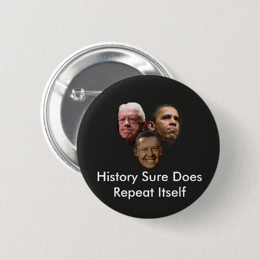 Jimmy Obama Button (Vorne & Hinten)