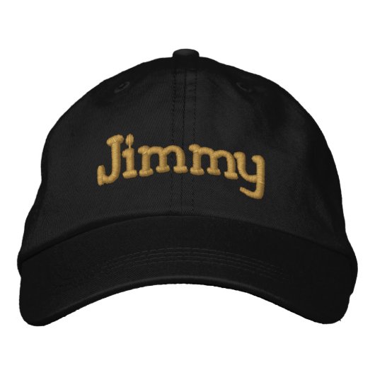 Jimmy Personalisiert Baseball Cap / Hat Bestickte Baseballkappe (Vorderseite)