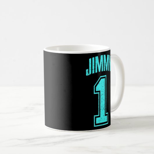 Jimmy Supporter Nummer 1 Bester Lüfter Kaffeetasse (VorderseiteRechts)