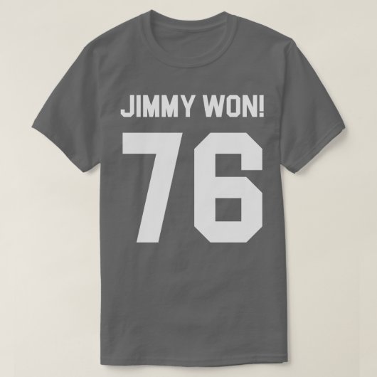 Jimmy ter Jimmy Won 1976 Präsidentschaftskampagne T-Shirt (Design vorne)