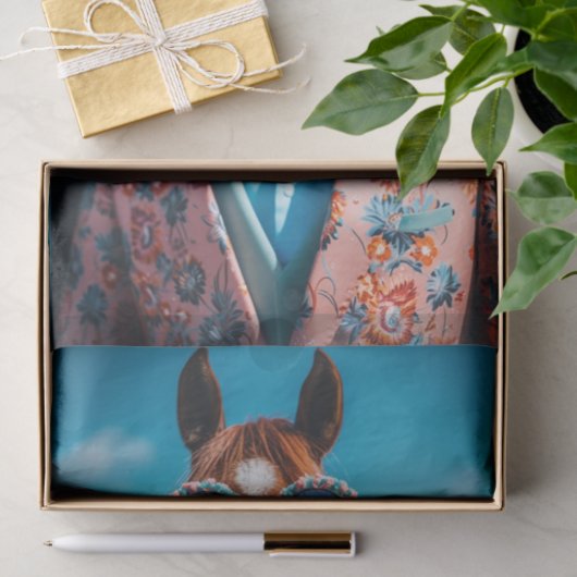 Jimmy the Horse Seidenpapier (Geschenk)