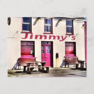 Jimmy's Pub Irish Postcard Postkarte