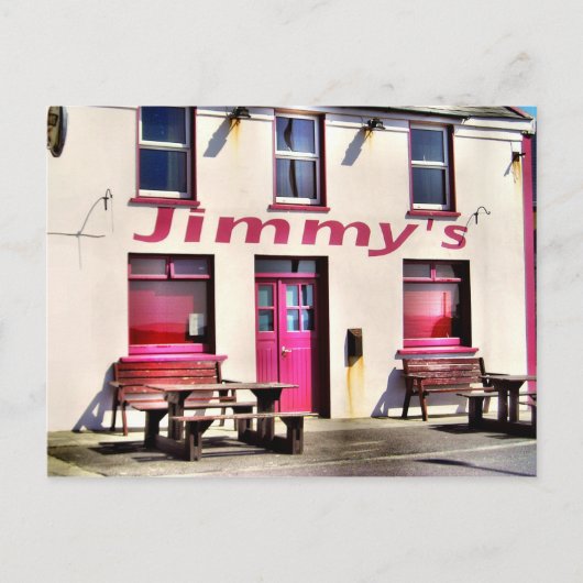 Jimmy's Pub Irish Postcard Postkarte (Vorderseite)