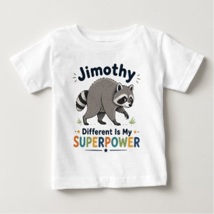 Jimothy anders zu sein ist meine Superkraft Baby T-shirt