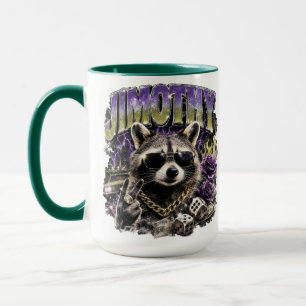Jimothy Cool Waschbär Urban Streetwear Tasse