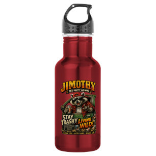 Jimothy der Seattle-Waschbär Edelstahlflasche