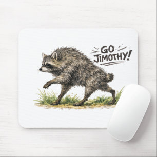 Jimothy der Waschbär Mousepad