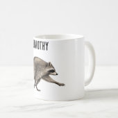     .	Jimothy der Waschbär Viral Seattle Custom Kaffeetasse (VorderseiteRechts)