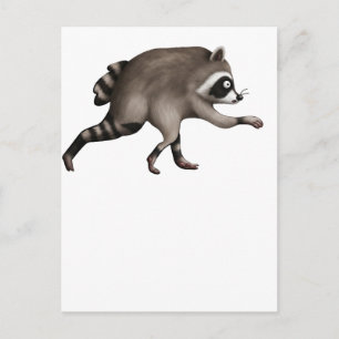 Jimothy der Waschbär Viral Seattle Custom T-S Postkarte