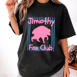 Jimothy-Fan-Club Lustiger Waschbär T-Shirt