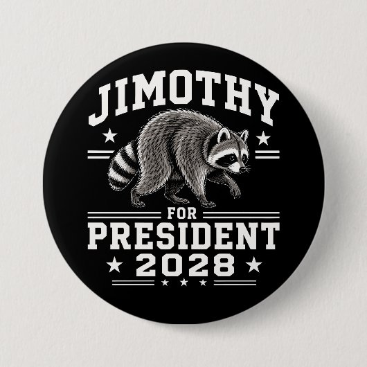 Jimothy für Präsident 2028 Button (Vorderseite)