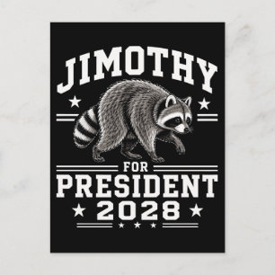 Jimothy für Präsident 2028 Einladungspostkarte