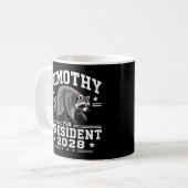 Jimothy für Präsident 2028 Kaffeetasse (Vorderseite Links)