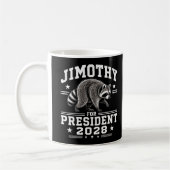 Jimothy für Präsident 2028 Kaffeetasse (Links)