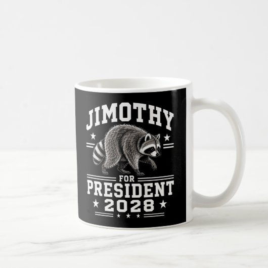 Jimothy für Präsident 2028 Kaffeetasse (Rechts)
