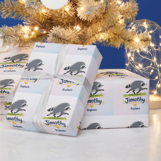 Jimothy Viral Waschbär Lustiger Müll-Panda-Wildlif Geschenkpapier