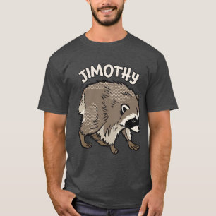 Jimothy Waschbär Comic Style Tier T-Shirt