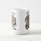 Jimothy Waschbär im Comic-Stil Tier Kaffeetasse (Mittel)