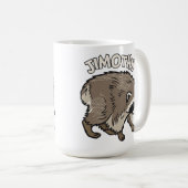 Jimothy Waschbär im Comic-Stil Tier Kaffeetasse (VorderseiteRechts)