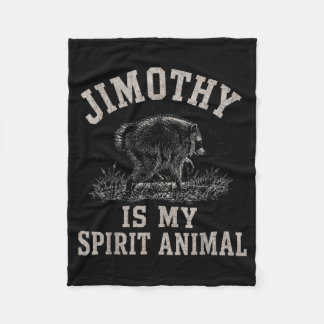 Jimothy Waschbär ist mein spirituelles Tier Waschb Fleecedecke